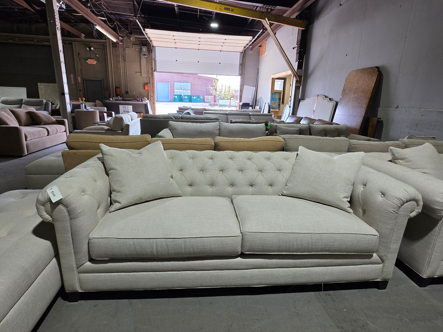 Kallison Fabric Sofa (Sand)