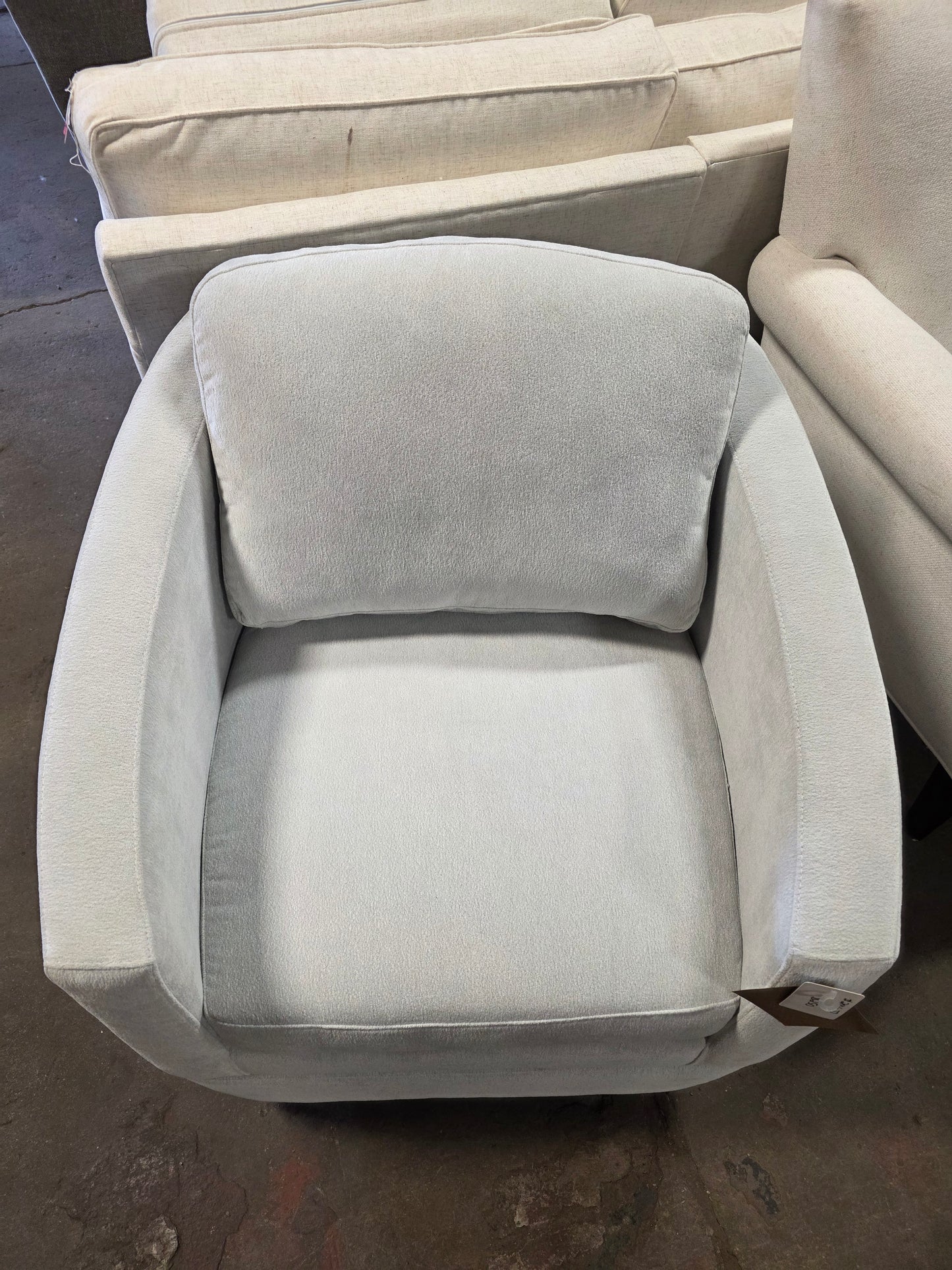 Track Arm Swivel Chair