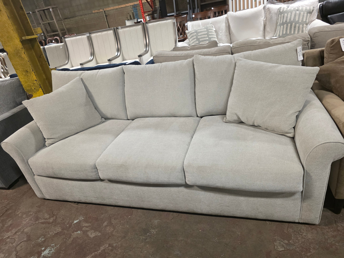 Wrenley 88" Fabric Sofa (Camila Dove)