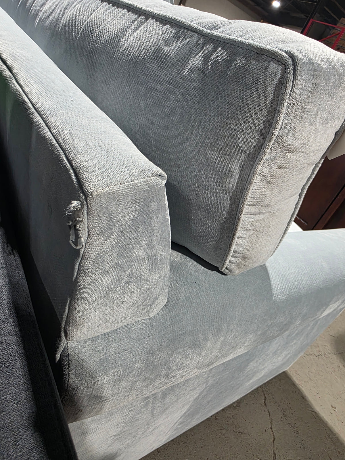Radley Rollarm Fabric Sleeper Loveseat (Powder Blue)