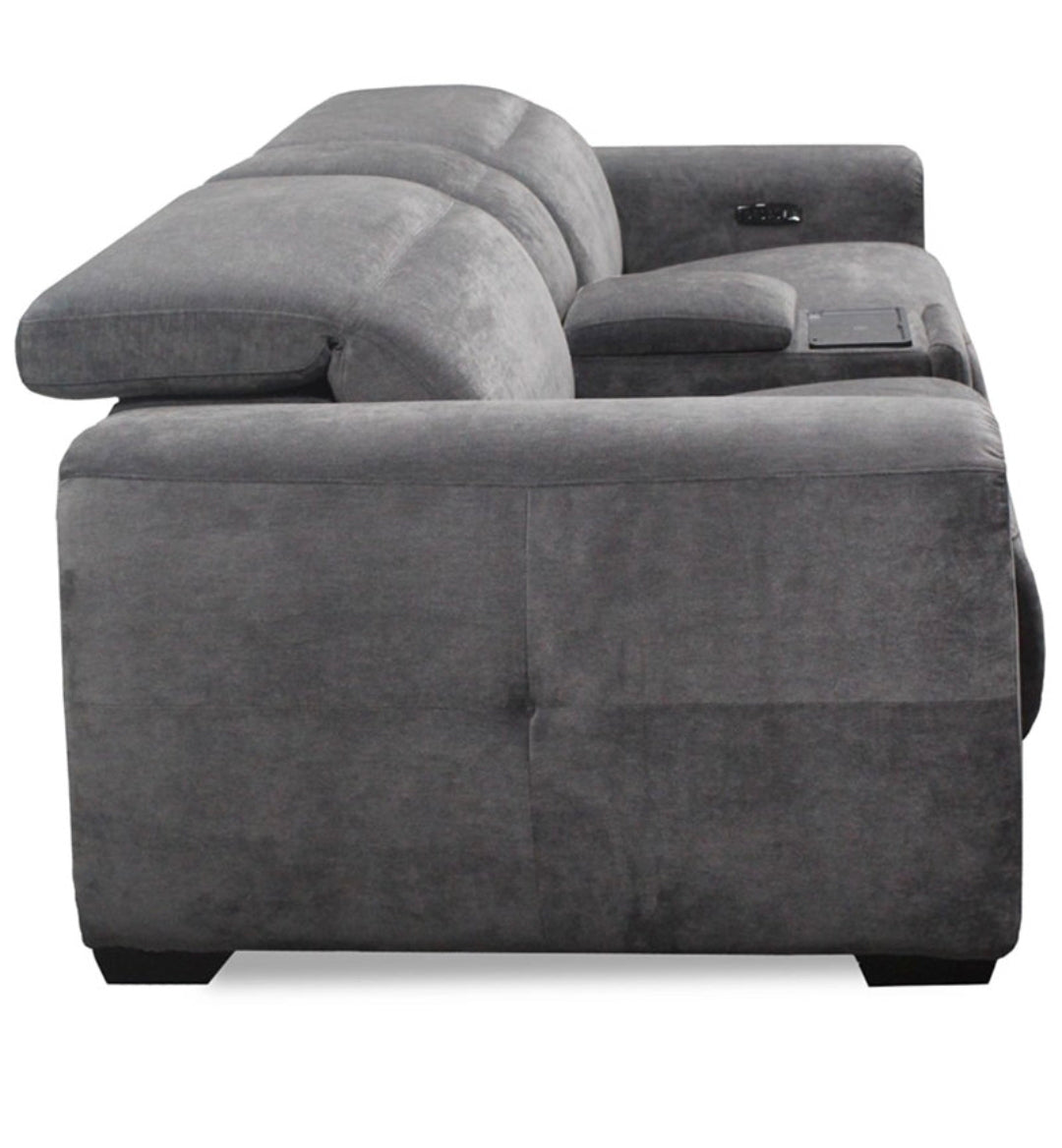 Brownell 2-Pc.Sofa Sectional with 2 Power Motion Chairs