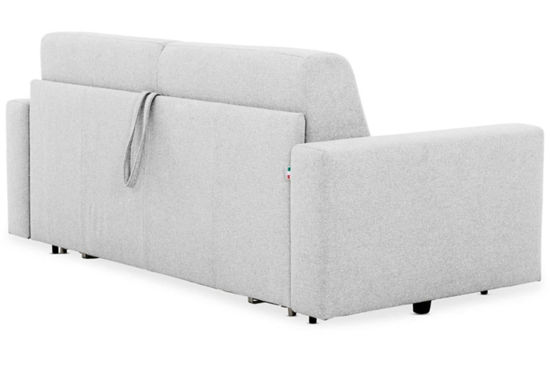 Giotto Full Fabric Sleeper Sofa (Silver)