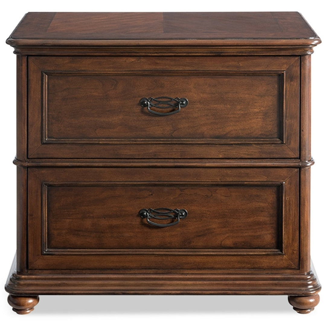 Clinton Hill Cherry Home Office Lateral File Cabinet