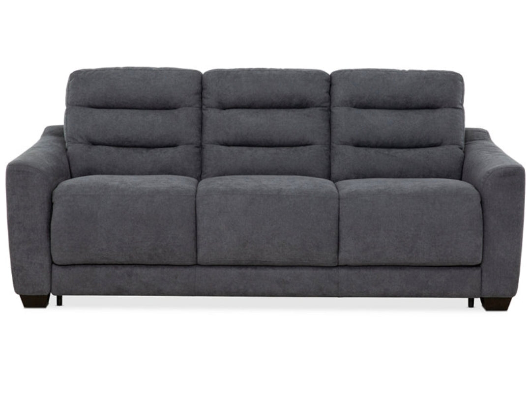 Stearns & Foster 83 in. Queen Sleeper Sofa Bed with 8 in. Hybrid Mattress, Dark Gray