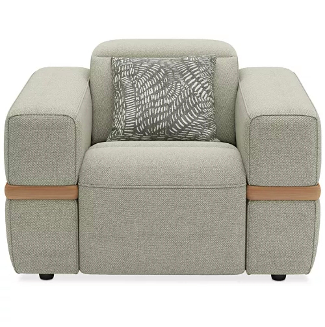 Nierling Fabric Power Motion Recliner with Power Headrest