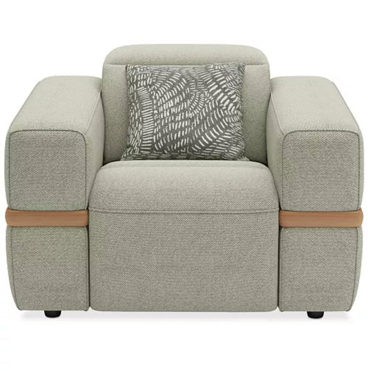 Nierling Fabric Power Motion Recliner with Power Headrest
