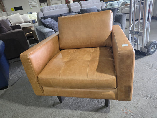 Chateau d'Ax Rotolo Leather Chair (Tan)