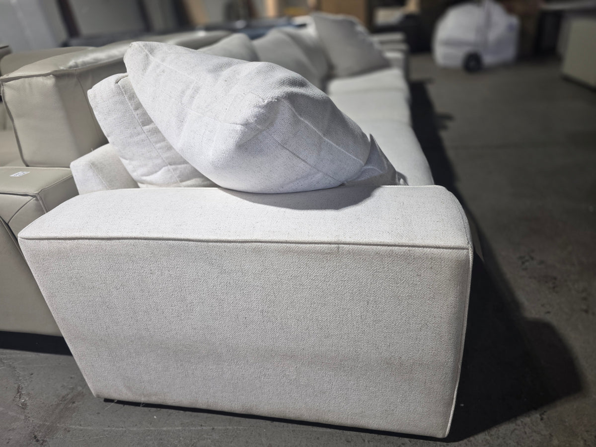 Large 3-Pc. Fabric Sofa (Natural)