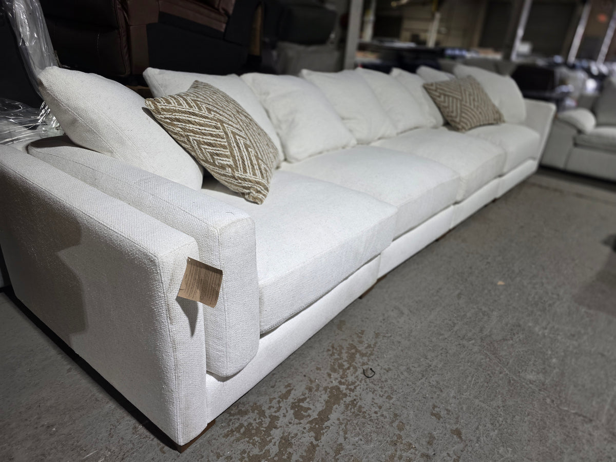 Barlien 4-Pc. Modular Fabric Sofa (Ivory)