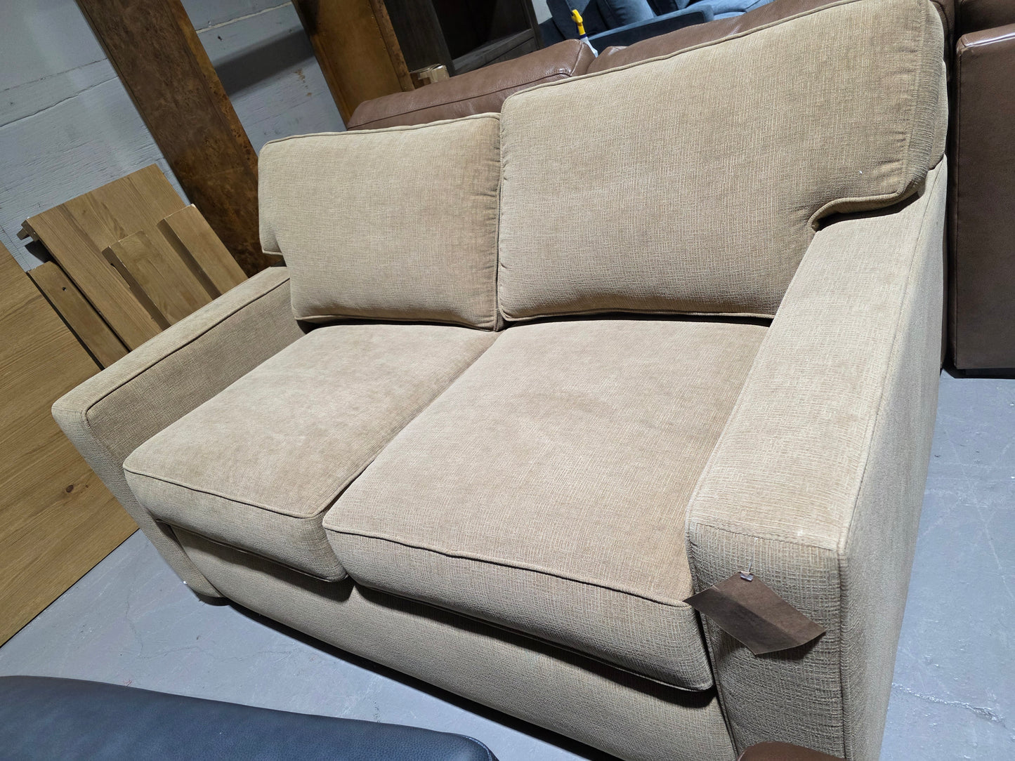 Radley 62" Fabric Loveseat (Heavenly Caramel Tan)