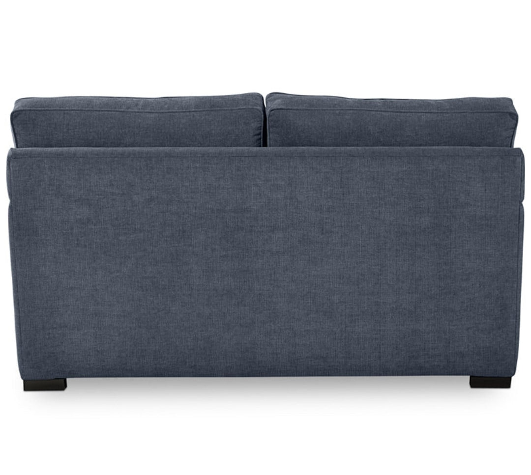 Radley 62" Fabric Loveseat (Heavenly Naval Blue)