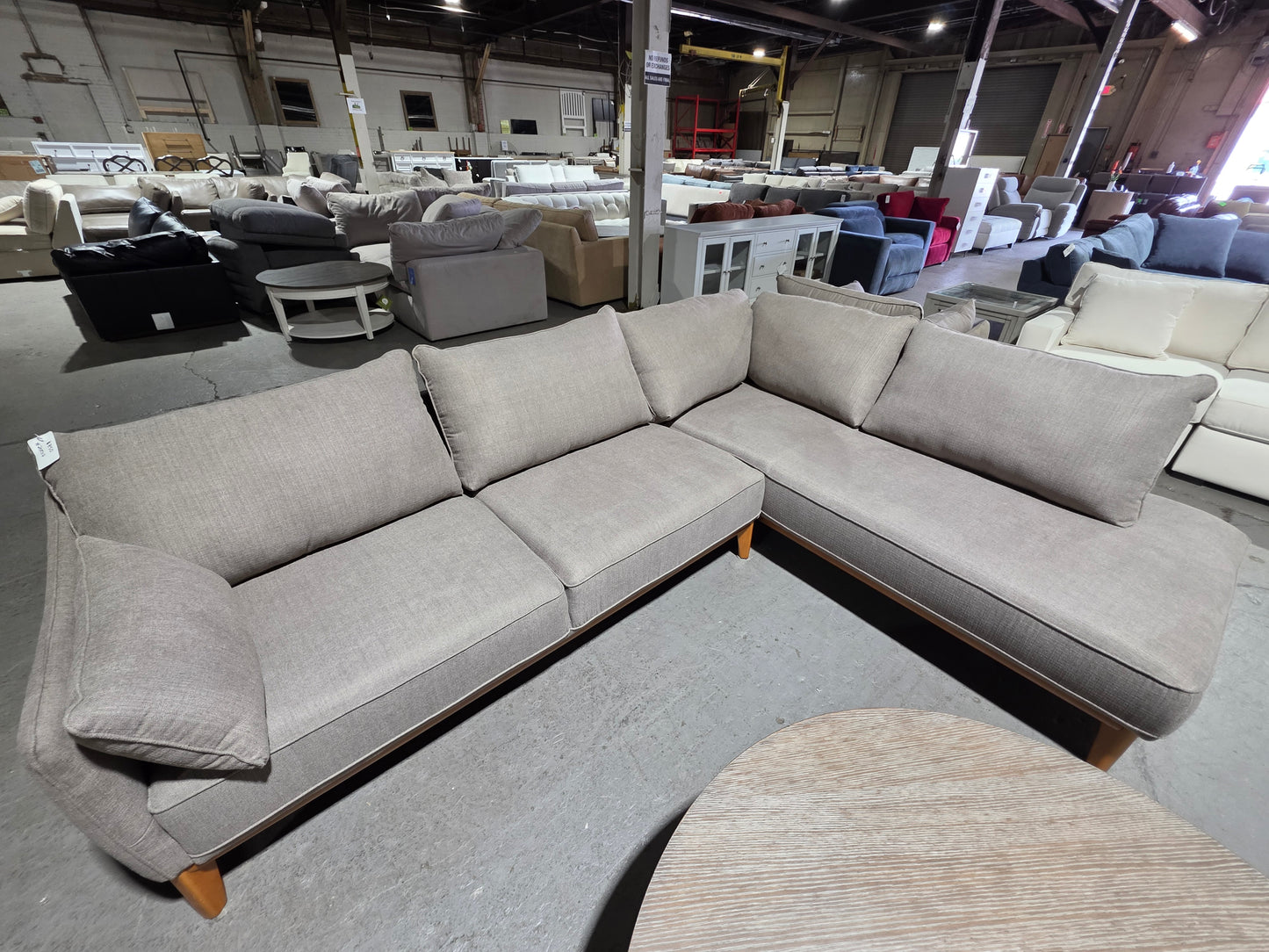 Jollene 113" 2-Pc. Fabric Sectional (Slate Grey)