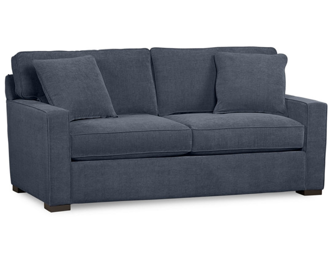 Radley 62" Fabric Loveseat (Heavenly Naval Blue)