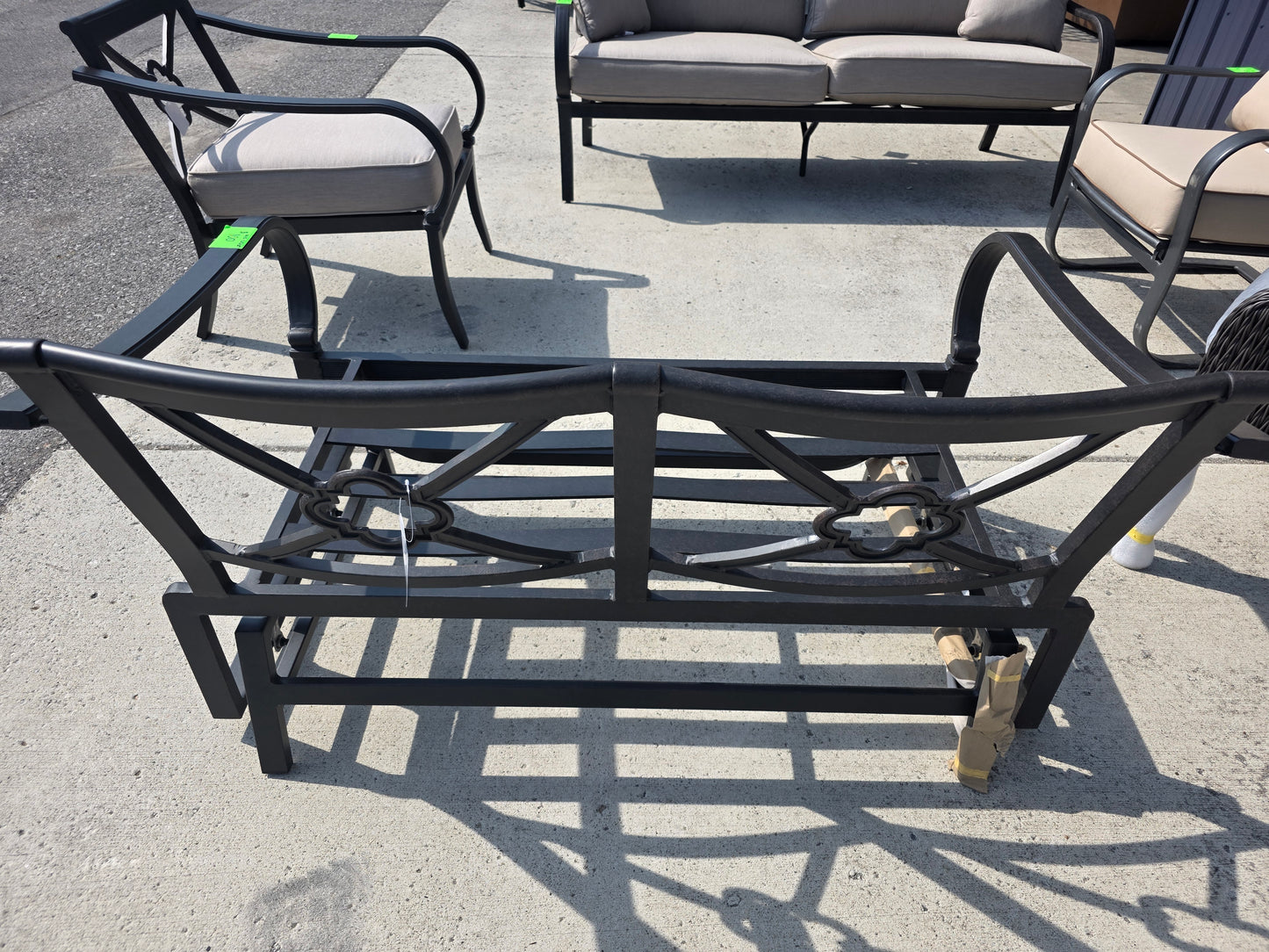 St Croix Outdoor Rocking Bench (cusions not included)