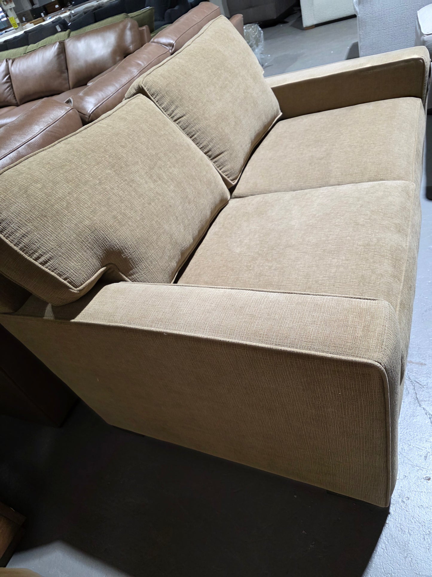 Radley 62" Fabric Loveseat (Heavenly Caramel Tan)
