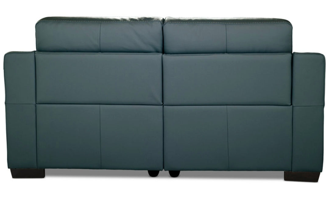 Julius II 2-Pc. Leather Sofa with 2 Power Recliners (Navy)