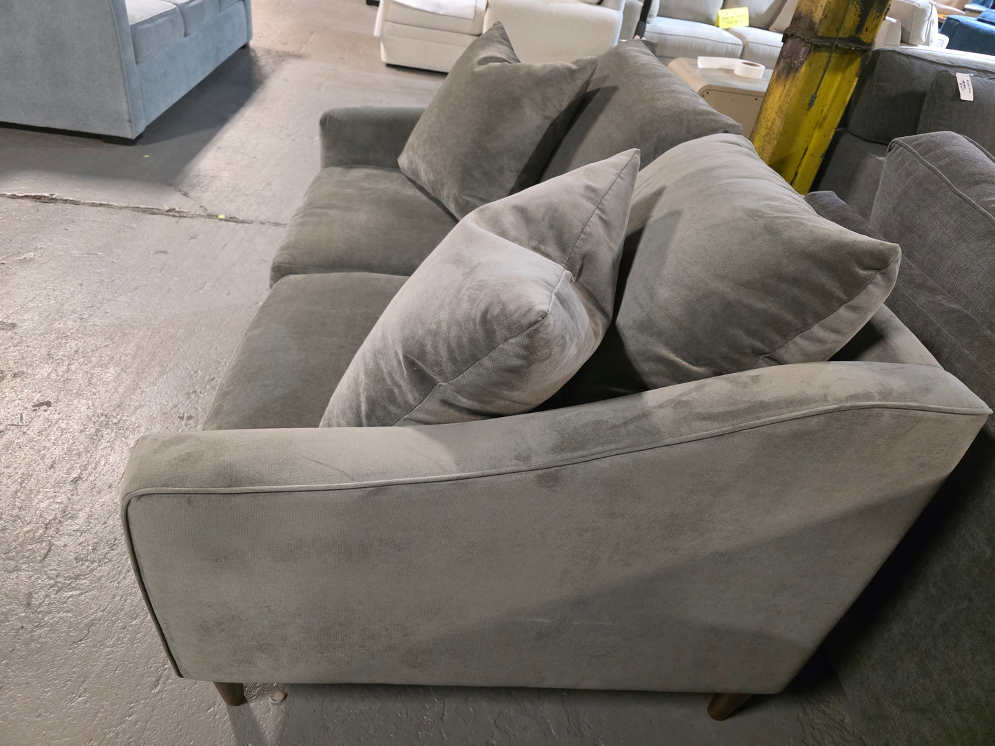 Grey Loveseat