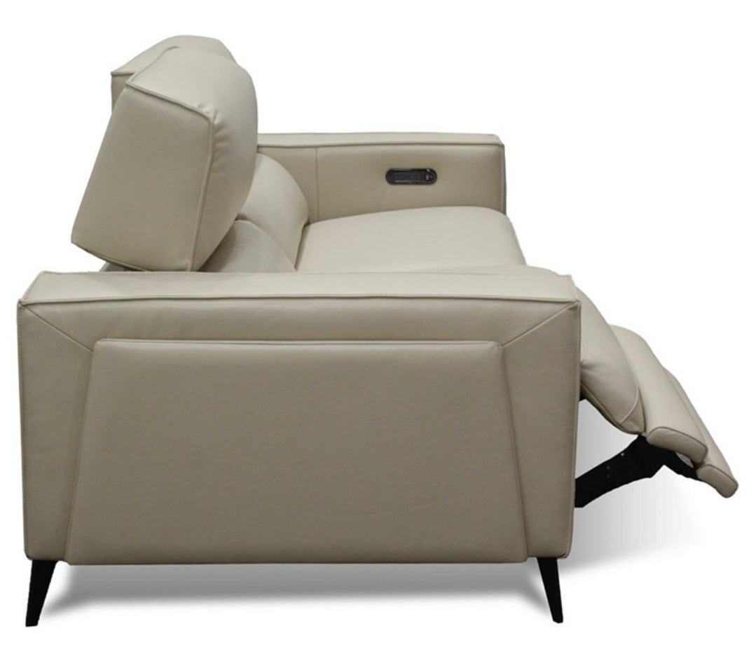 Neiwert 2-pc. Leather Sofa Sectional With 2 Power Recliners In Neutral