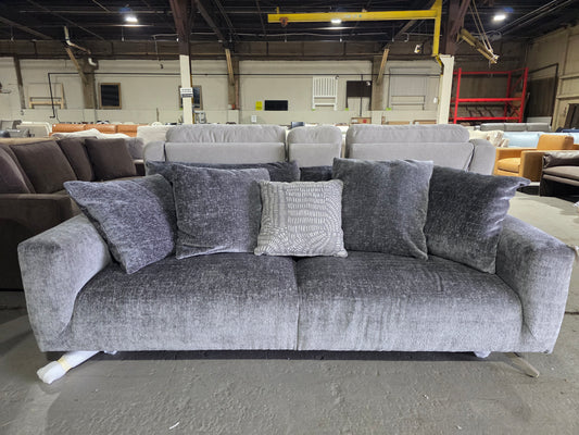 Grey Fabric Apartment Sofa