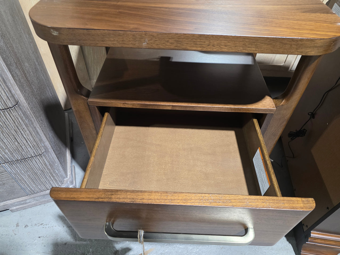 Amelie 27" Wood Accent Nightstand