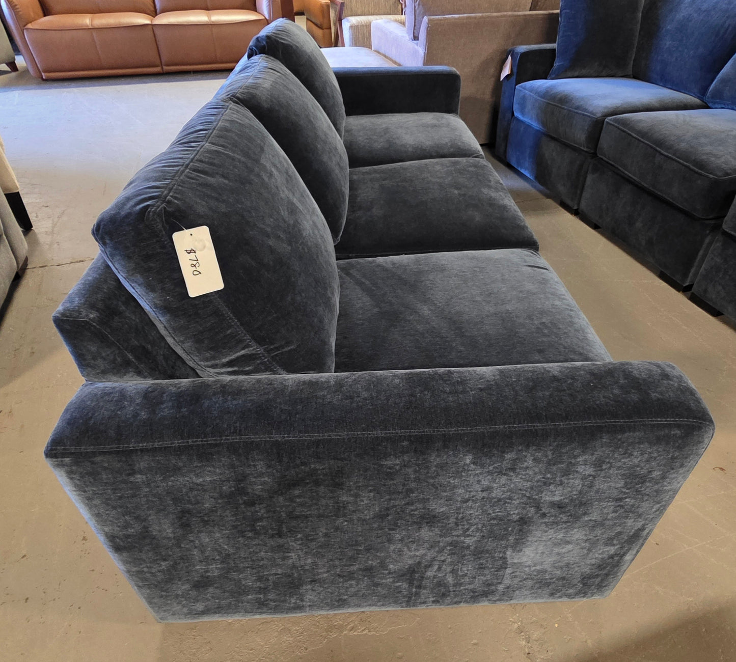 Rory 93" Estate Sofa (Amici Indigo)