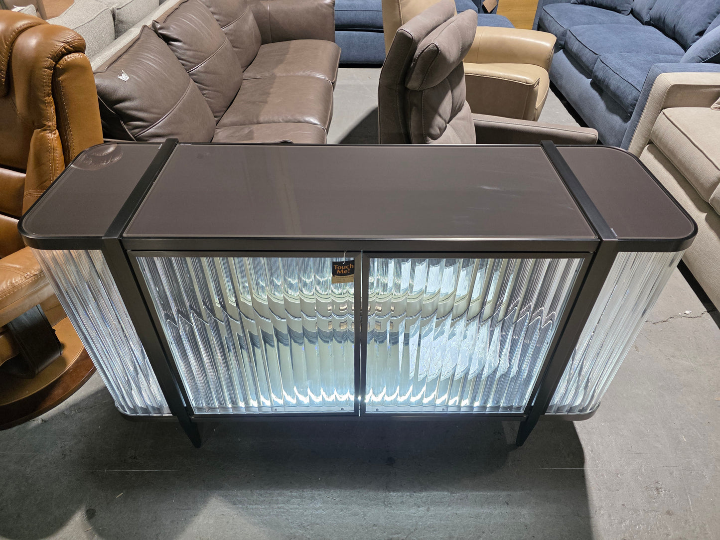 Caracole Classic Stop And Stare Sideboard Chrome