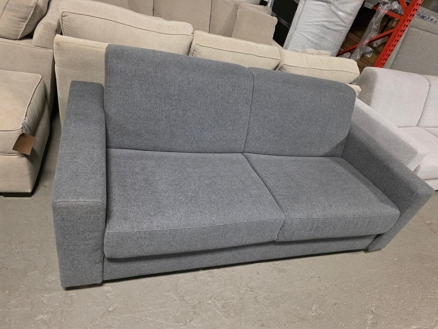 Giotto Fabric Sleeper Sofa (Anthracite)
