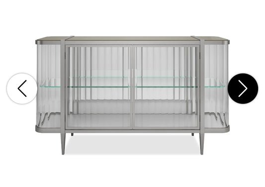 Caracole Classic Stop And Stare Sideboard Chrome