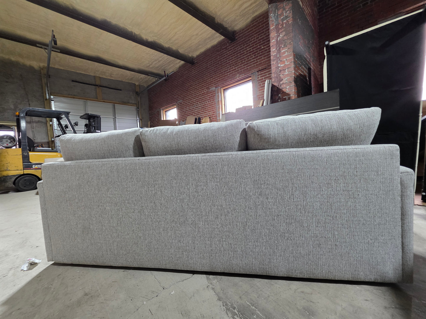 Tilmar Fabric Estate Sofa (Charcoal)
