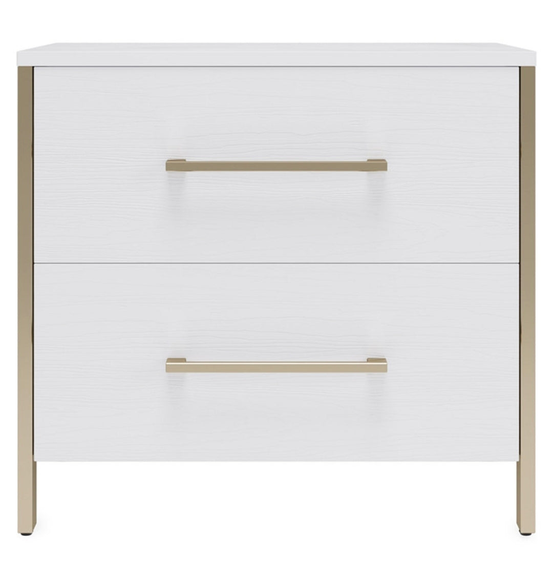 26" Emila 2-Drawer Nightstand