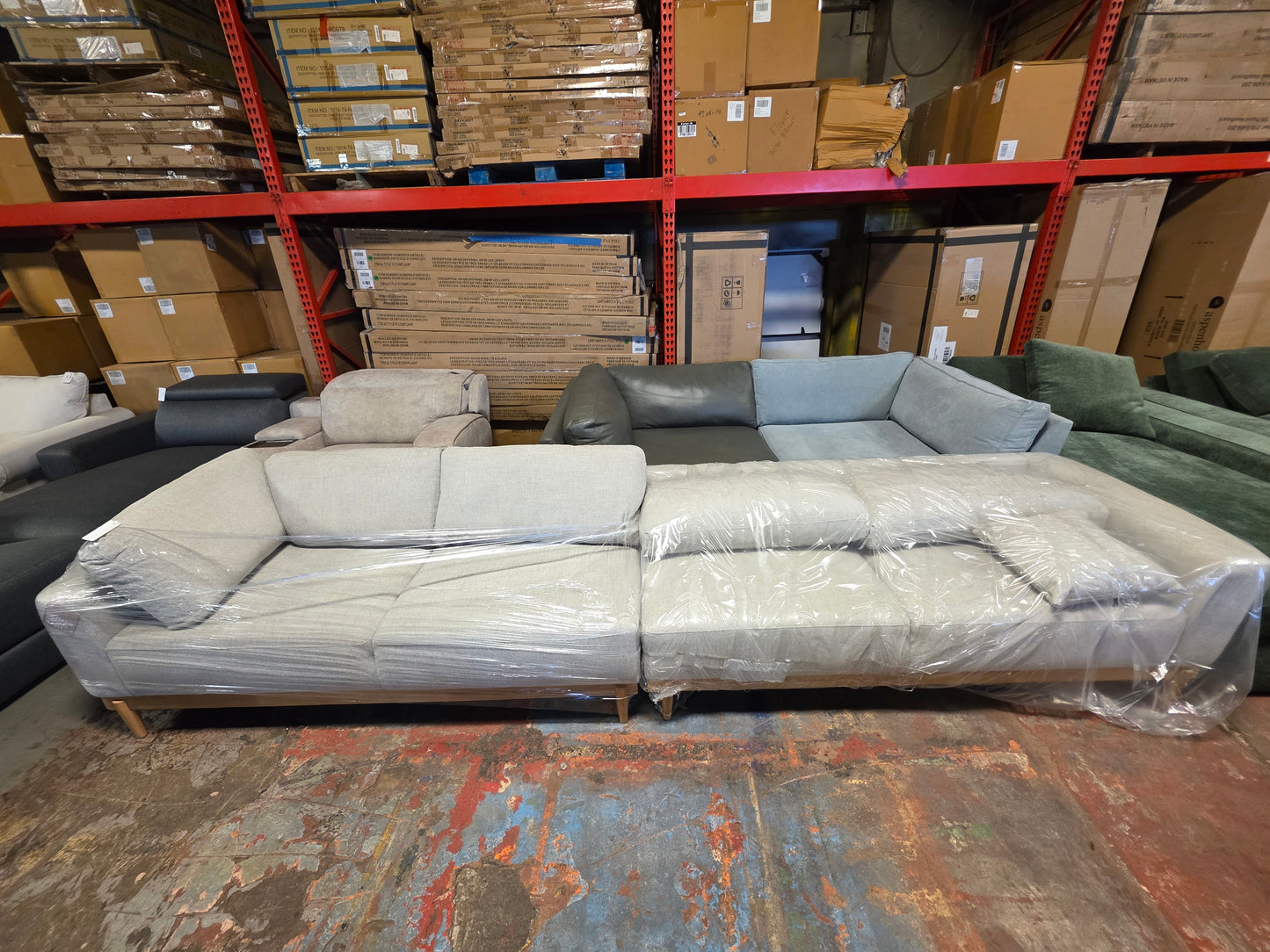 Fabric 2-Pc. 152" Sofa