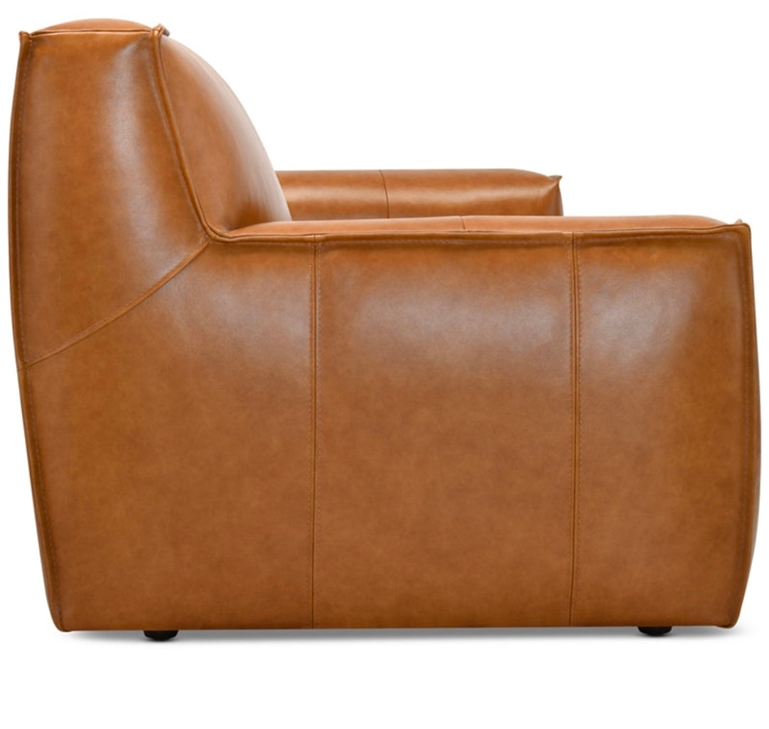 Glympton 92" Leather Sofa