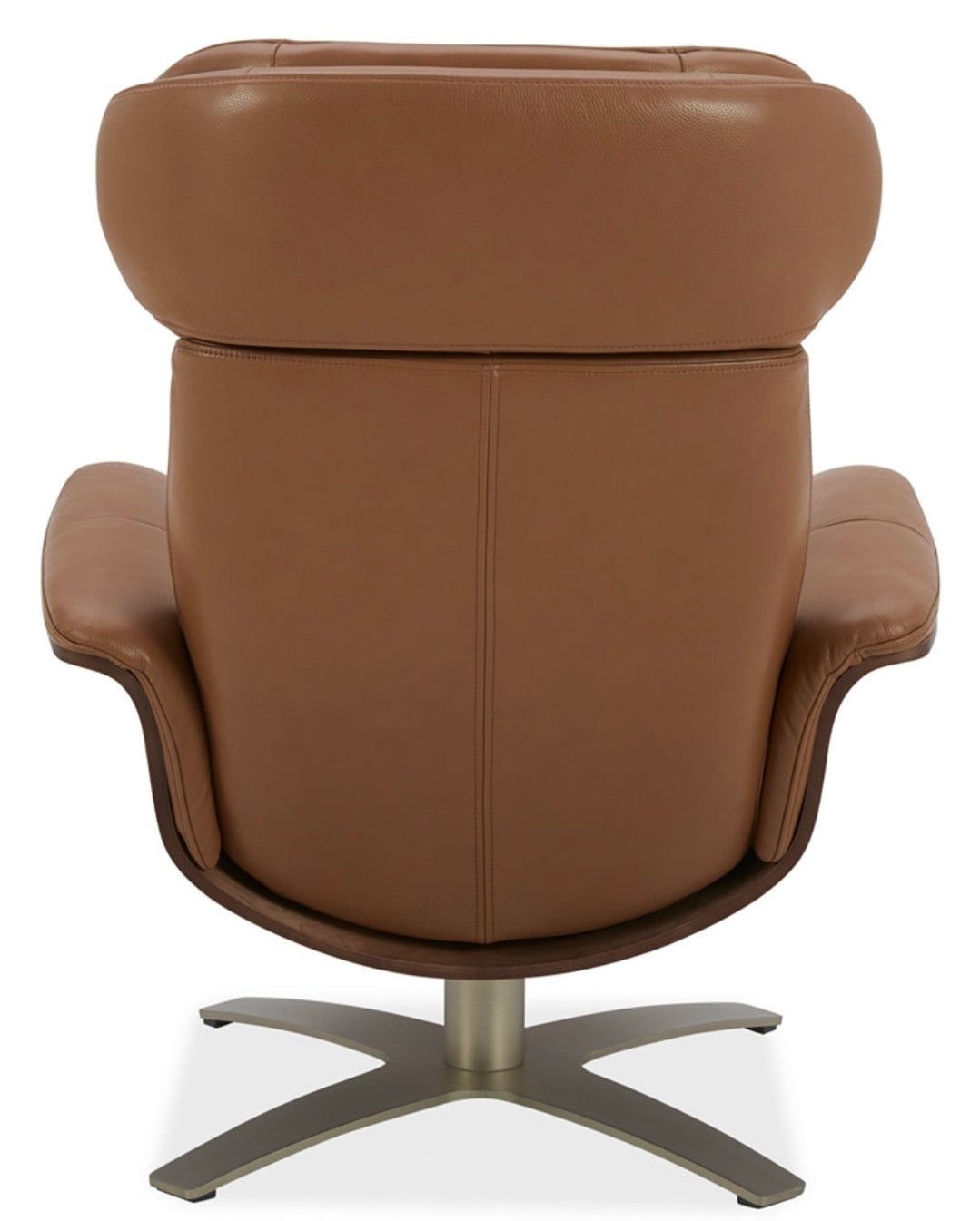 Janer Leather Swivel Chair (Butternut)
