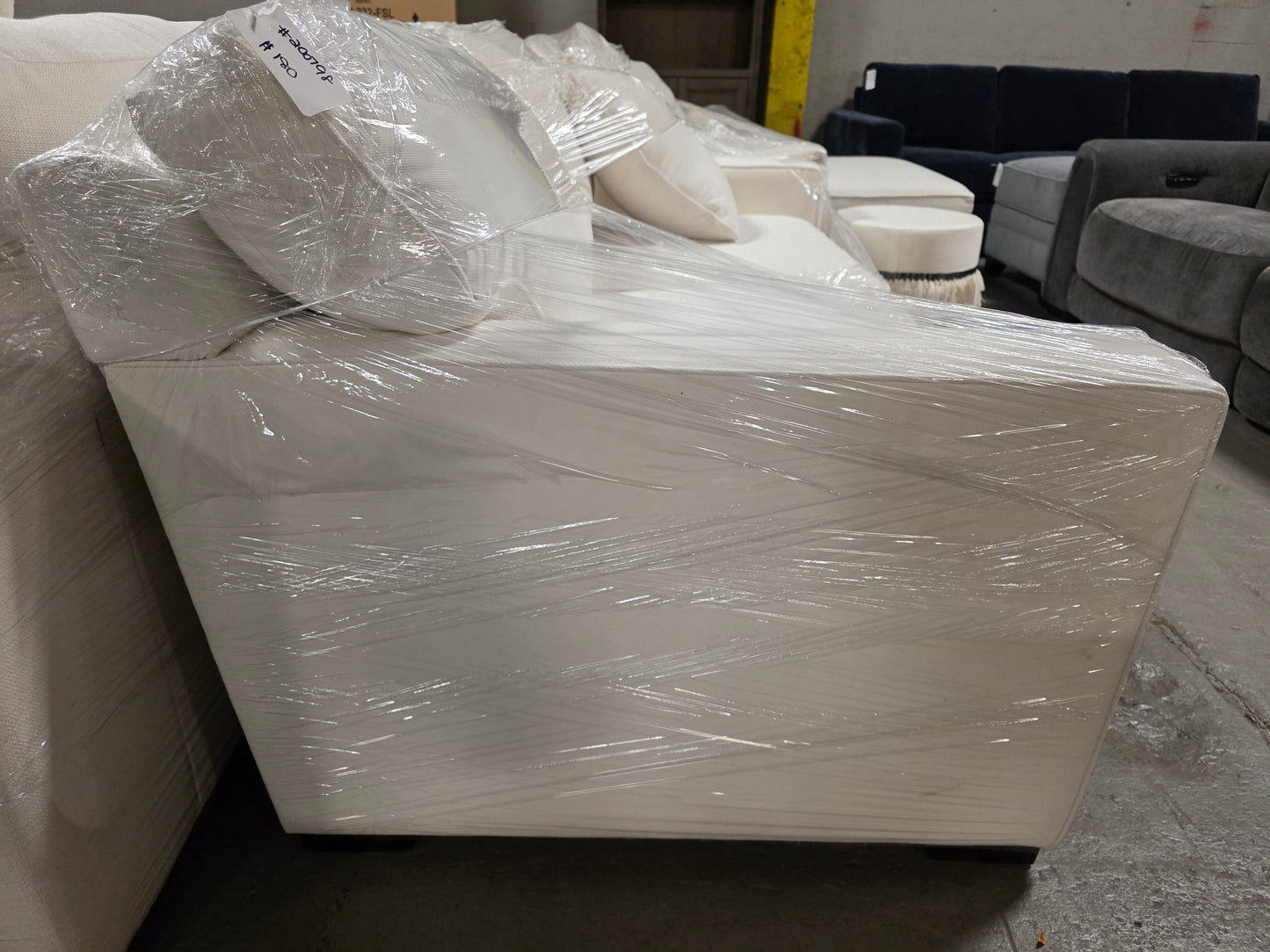 2-Pc. White Radley Loveseat