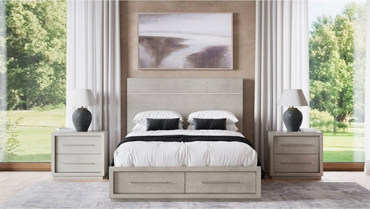 Tivie Full Storage Bed (Grey)