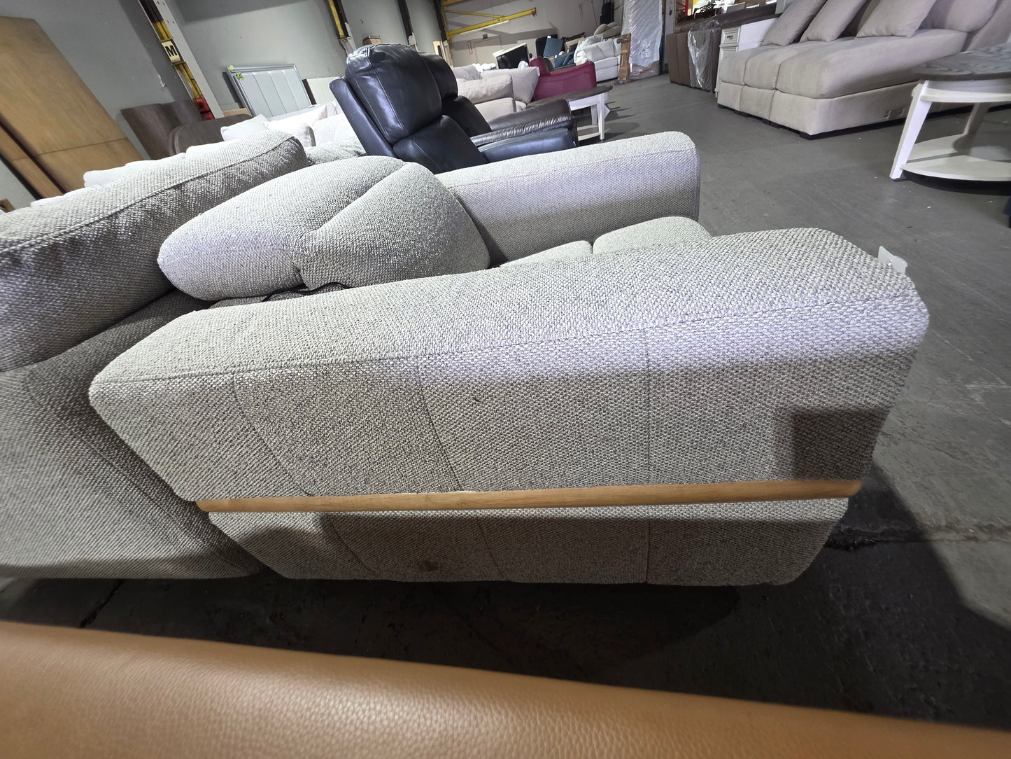Nierling Fabric Power Motion Recliner with Power Headrest
