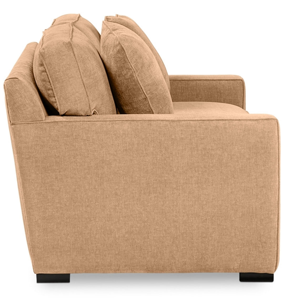 Radley 62" Fabric Loveseat (Heavenly Caramel Tan)