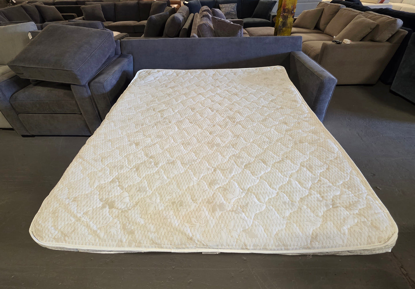 Radley 86" Fabric Queen Sleeper Sofa Bed (Heavenly Mocha Grey)