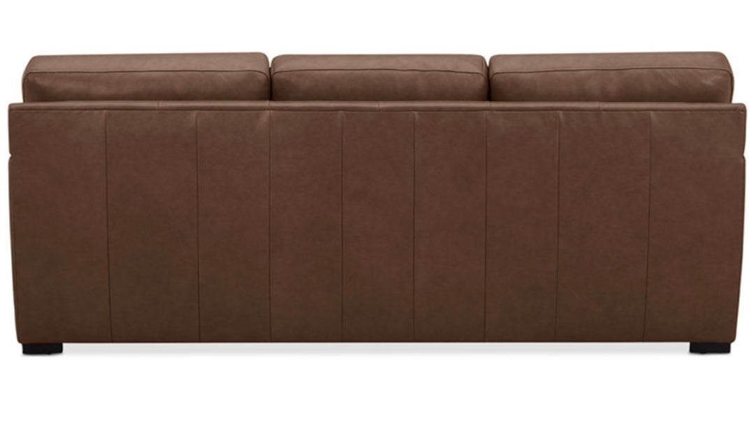 Radley 86" Leather Sofa (Chestnut)