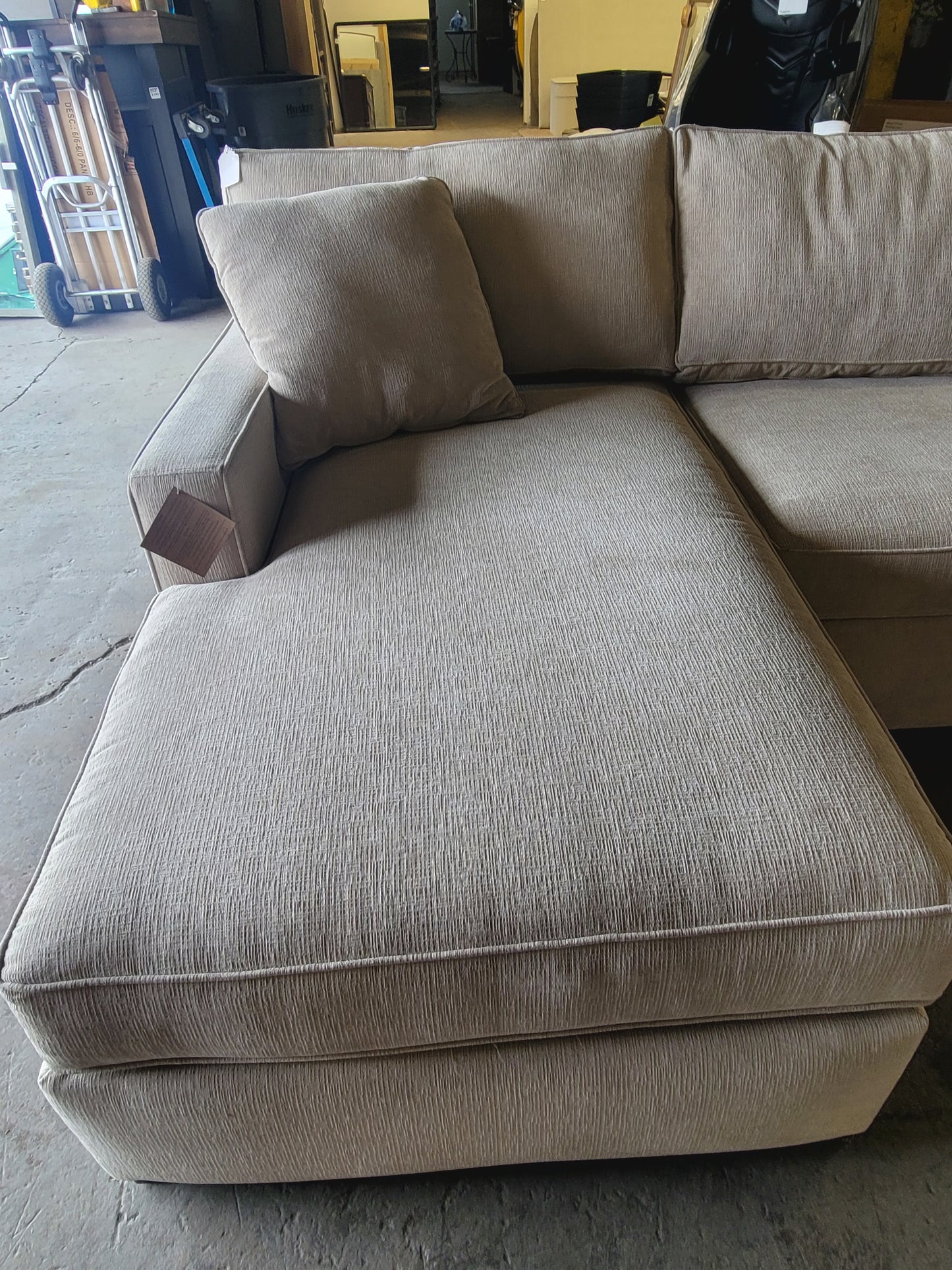 Radley 5-Piece Fabric Chaise Sectional Sofa (Beige)