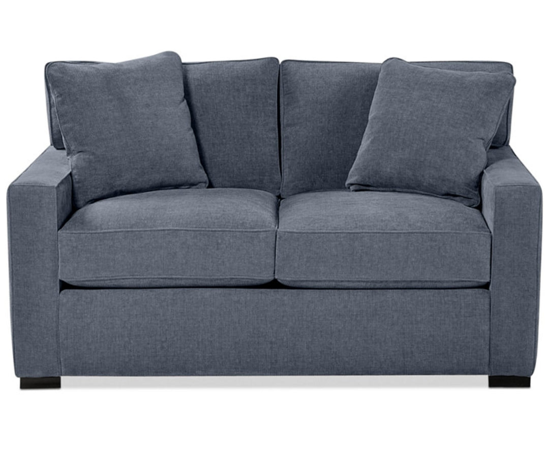 Radley 62" Fabric Loveseat (Heavenly Naval Blue)
