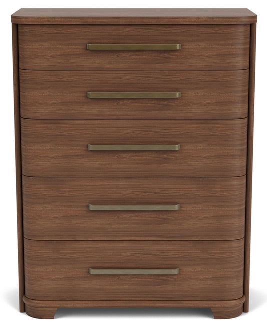 Amelie 54" Wood 5-Drawer Chest